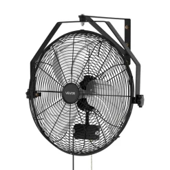 VEVOR Wall Mount Fan, 18 in Wall Mounted Hanging Fan with IP44-rated Protection, 3-Speed, Long Airflow Distance, Adjustable Rotation Angle, Powerful for Industry, Commercial, Garage, Workshop