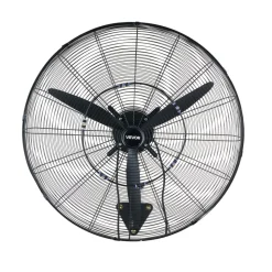 VEVOR Wall Mount Fan, 18 in Wall Mounted Hanging Fan Oscillating, 3-Speed, Long Airflow Distance, Adjustable Rotation Angle, Mechanical Powerful for Industry, Commercial, Garage, Workshop, Gym, 2 Pack