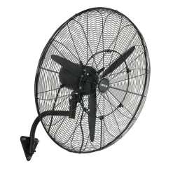 VEVOR Wall Mount Fan, 18 in Wall Mounted Hanging Fan Oscillating, 3-Speed, Long Airflow Distance, Adjustable Rotation Angle, Mechanical Powerful for Industry, Commercial, Garage, Workshop, Gym, 2 Pack