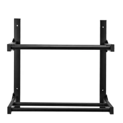 VEVOR Wall Mount Printer Filament Storage Rack, 2-Tier Wall Bracket Storage Shelf, Rolling Filament Spool Holders Racks with Wheels, Filaments Organzied for 3D Printing Studio, Workshop (Shelf Only)