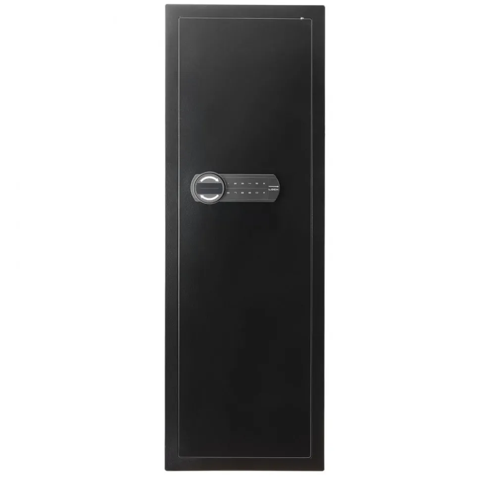 VEVOR Wall Safe, 4-Tier Hidden Wall Mounted Gun Safe with Password & Key, Q235 Cold-Rolled Steel In-Wall Box with LED Lighting, 3 Adjustable Shelves & Key Holders for Money, Jewelry, Passport, Black