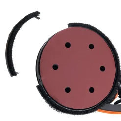 VEVOR Wall Smoother, 900W Drywall Sander, Includes 12 Sanding Pads, Adjustable Speeds from 800-1800 RPM, 3 Vacuum Tubes, Collapsible Design for Ceilings, Dual LED, Telescopic Grip & Dust Collector