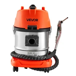 VEVOR Walnut Blaster Kit for Carbon Cleaning, 1200W Sand Blaster with Built-in Vacuum, Extension Nozzle Sandblaster Gun, and 5.5lbs Walnut Shell for Engine Intake Valve Cleaning - 13L