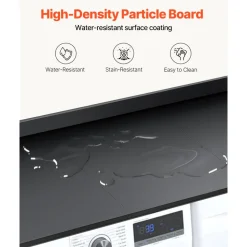 VEVOR Washer Dryer Countertop with 3 Splicing Panels, 54