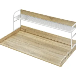 VEVOR Washer Dryer Countertop with 2-Tier Shelf, 54