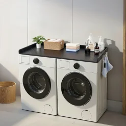 VEVOR Washer Dryer Countertop with 2-Tier Shelf, 54