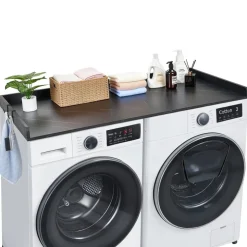 VEVOR Washer Dryer Countertop with 2-Tier Shelf, 54