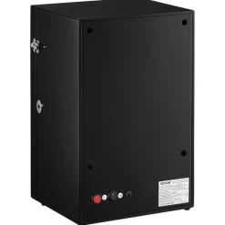 VEVOR Watch Winder, Watch Winder for 4 Men's and Women's Automatic Watches, with 4 Super Quiet Japanese Mabuchi Motors, Blue LED Light and Adapter, High-Density Board Shell and Black PU