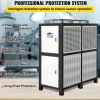 VEVOR Water Chiller 15Ton, Capacity Industrial Chiller 15Hp, Air-Cooled Water Chiller, Finned Condenser, with Micro-Computer Control, Stainless Steel Water Tank Chiller Machine for Cooling Water