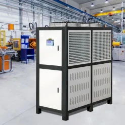 VEVOR Water Chiller 15Ton, Capacity Industrial Chiller 15Hp, Air-Cooled Water Chiller, Finned Condenser, with Micro-Computer Control, Stainless Steel Water Tank Chiller Machine for Cooling Water