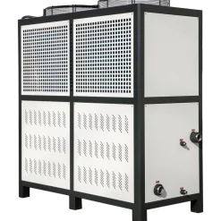 VEVOR Water Chiller 15Ton, Capacity Industrial Chiller 15Hp, Air-Cooled Water Chiller, Finned Condenser, with Micro-Computer Control, Stainless Steel Water Tank Chiller Machine for Cooling Water