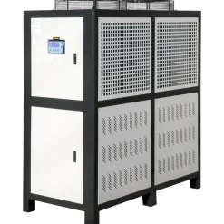 VEVOR Water Chiller 15Ton, Capacity Industrial Chiller 15Hp, Air-Cooled Water Chiller, Finned Condenser, with Micro-Computer Control, Stainless Steel Water Tank Chiller Machine for Cooling Water