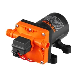 VEVOR Water Diaphragm Pump, 12V DC, 3.5 GPM Flow, 55 PSI Rated Pressure (40-80 PSI Adjustable), 1/2