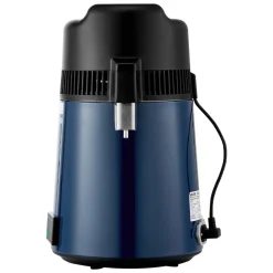 VEVOR Water Distiller, 4L 1.1 Gallon Pure Water Purifier Filter For Home Table Countertop, 1750W Distilled Maker with Glass Pot, Stainless Steel Interior Drinking Machine to Make Clean Waters, Grey