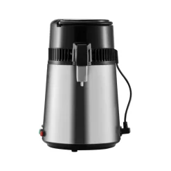 VEVOR Water Distiller, 4L 1.05 Gallon Pure Water Purifier Filter For Home Countertop, 750W Distilled Water Maker, Stainless Steel Interior Distiller Water Making Machine to Make Clean Water, Silvery
