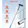 VEVOR Water Fed Pole Kit, 30FT Solar Panel Cleaning Pole with Extendable Handle, 180° Rotatable Brush Head & 65.6FT Hose, Household & Outdoor Window Cleaner Tool for Caravan Solar Panel Deck