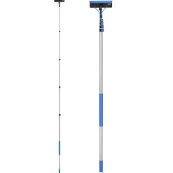 VEVOR Water Fed Pole Kit, 30FT Solar Panel Cleaning Pole with Extendable Handle, 180° Rotatable Brush Head & 65.6FT Hose, Household & Outdoor Window Cleaner Tool for Caravan Solar Panel Deck