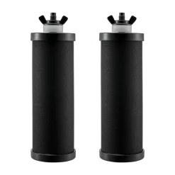 VEVOR Water Filters Replacement, Purification Elements, Activated Carbon Replacement Filters, Easy to Replace Water Filter, Gravity Water Filter System, Compatible with Most Brands, Pack of 2, Black
