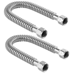 VEVOR Water Heater Kit, 18 Inch Length Water Heater Flex Connector, Waters Heaters Installation Kit with 1" FIP x 1" FIP Inlet & Outlet Connection for Bathroom, Kitchen, Laundry Room, Boiler Room