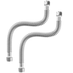 VEVOR Water Heater Kit, 18 Inch Length Water Heater Flex Connector, Waters Heaters Installation Kit with 3/4