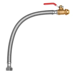 VEVOR Water Heater Kit, Push-Fit Valve Flexible Water Heater Connector with 3/4