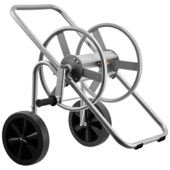 VEVOR Water Hose Reel Cart, 200/300 ft High-Pressure Garden Hose Cart, Hoses Reel Carts with Two Wheels, Handle & Heavy-Duty Mesh Storage Basket, Portable Hoses Reels for Garden Watering, Car Washing