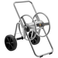 VEVOR Water Hose Reel Cart, 200/300 ft High-Pressure Garden Hose Cart, Hoses Reel Carts with Two Wheels, Handle & Heavy-Duty Mesh Storage Basket, Portable Hoses Reels for Garden Watering, Car Washing