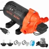 VEVOR Water Pressure Pump, 110V AC 4 GPM, 3-Chamber On Demand Electric Diaphragm Water Transfer Pump, 45 PSI Max Pressure, Automatic Pressure Switch, for Home Kitchen Garden Irrigation Car Washing