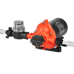 VEVOR Water Pressure Pump, 110V AC 4 GPM, 3-Chamber On Demand Electric Diaphragm Water Transfer Pump, 45 PSI Max Pressure, Automatic Pressure Switch, for Home Kitchen Garden Irrigation Car Washing