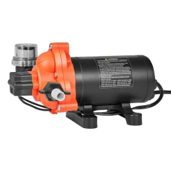 VEVOR Water Pressure Pump, 110V AC 4 GPM, 3-Chamber On Demand Electric Diaphragm Water Transfer Pump, 45 PSI Max Pressure, Automatic Pressure Switch, for Home Kitchen Garden Irrigation Car Washing