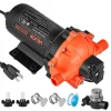 VEVOR Water Pressure Pump, 110V AC 5 GPM, 5-Chamber On Demand Electric Diaphragm Water Transfer Pump, 60 PSI Max Pressure, Automatic Pressure Switch, for Home Kitchen Garden Irrigation Car Washing