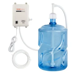 VEVOR Water Pump System for 5 Gallon Bottles, Automatic Electric Dispenser, Single Inlet, Suitable for Coffee/Tea Appliances, Fridges, Ice Machines