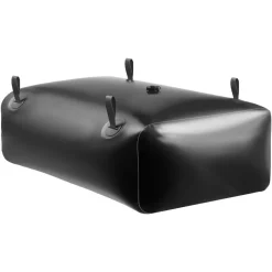 VEVOR Water Storage Bladder, 87.2 Gal Collapsible Water Storage Bag, Wear-Resistant 1000D PVC Soft Waters Bag, Leakproof Camping Tank Containers for Garden Irrigation RV Emergency Use, Black