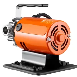 VEVOR Water Transfer Pump, 120V AC 360 GPH 1/10 HP, Portable Electric Utility Pump with 6 ft Suction Hose Kit, Carbon Brushes, Impeller, Suction Strainer, for Garden, Rain Barrel, Pool, Pond, Aquarium