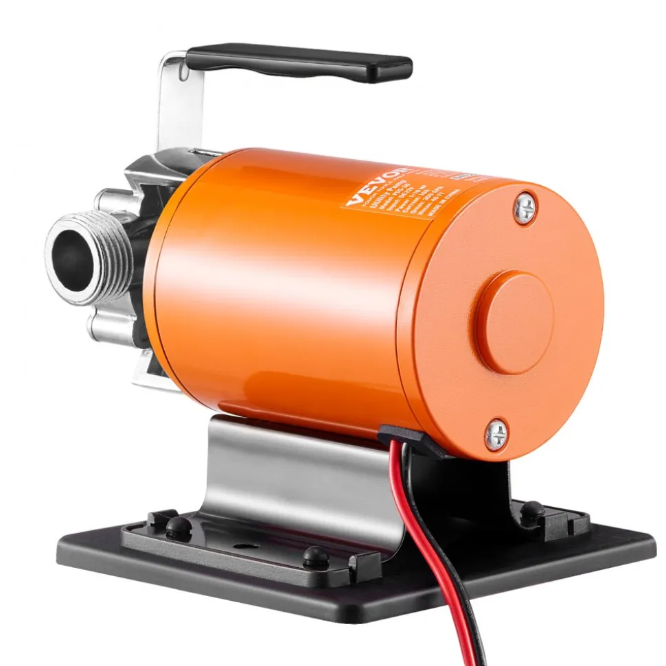 VEVOR Water Transfer Pump, 12V DC 360 GPH 1/10HP, Portable Electric Utility Pump with 6 ft Suction Hose Kit, Impeller, Suction Strainer, for Garden, Rain Barrel, Pool, Pond, Hot Tub, Aquarium Draining