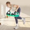 VEVOR Water Weights Aqua Bag, Large Aqua Bags for Workout, 50 lbs Adjustable Portable Stability Fitness & Full Body Exercise Equipment, for Strength Core and Balance Training, Home Gym Exercise, Clear