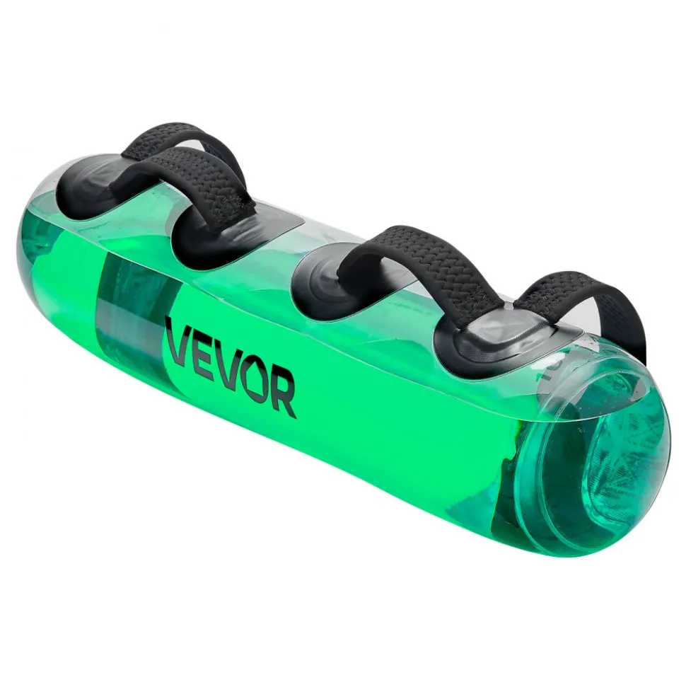 VEVOR Water Weights Aqua Bag, Large Aqua Bags for Workout, 50 lbs Adjustable Portable Stability Fitness & Full Body Exercise Equipment, for Strength Core and Balance Training, Home Gym Exercise, Clear