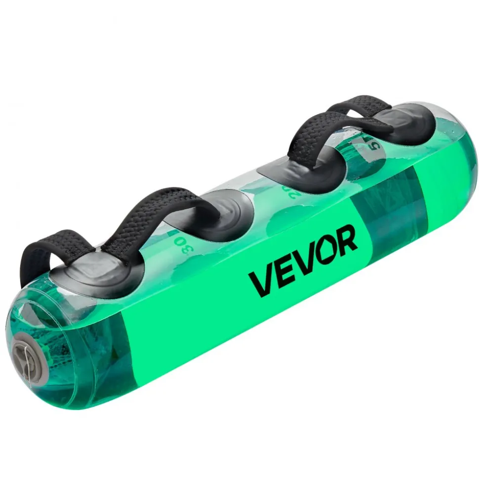 VEVOR Water Weights Aqua Bag, Large Aqua Bags for Workout, 50 lbs Adjustable Portable Stability Fitness & Full Body Exercise Equipment, for Strength Core and Balance Training, Home Gym Exercise, Clear