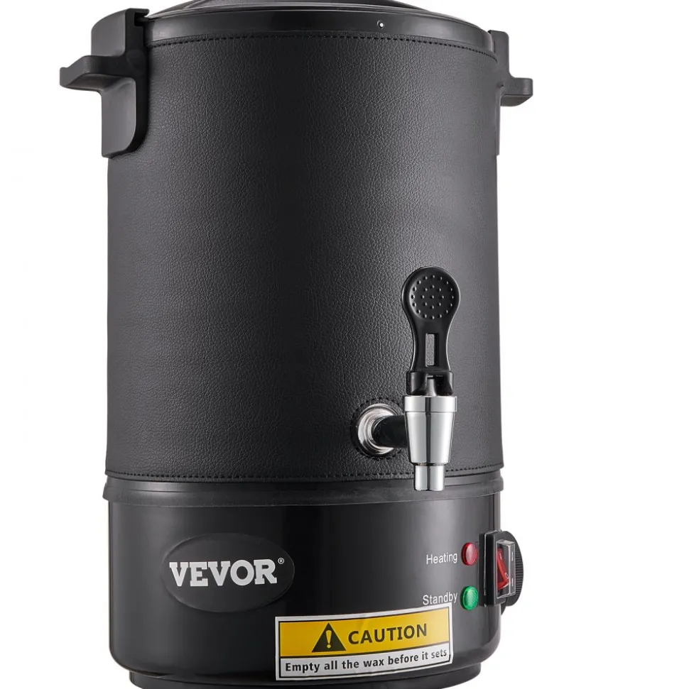 VEVOR Wax Melter for Candle Making, 6.5 Liter Large Electric Wax Melting Pot Easy Pour Spout, 9-level Temperature Control, Easy Clean for Candle Soap Cream Beauty Bulk Production Business or Home