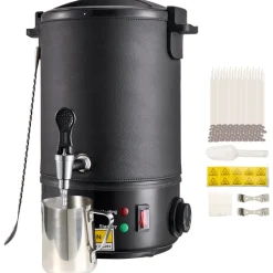 VEVOR Wax Melter for Candle Making, 6.5 Liter Large Electric Wax Melting Pot Easy Pour Spout, 9-level Temperature Control, Easy Clean for Candle Soap Cream Beauty Bulk Production Business or Home
