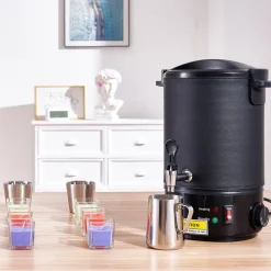VEVOR Wax Melter for Candle Making, 6.5 Liter Large Electric Wax Melting Pot Easy Pour Spout, 9-level Temperature Control, Easy Clean for Candle Soap Cream Beauty Bulk Production Business or Home