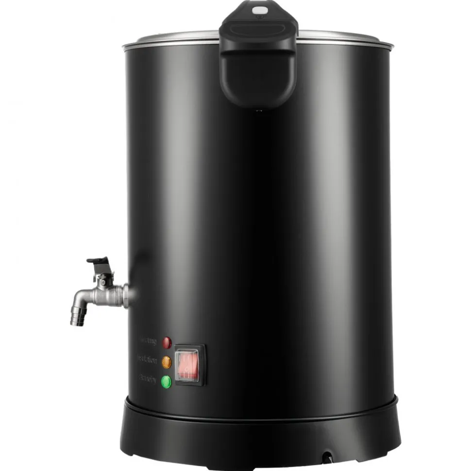 VEVOR Wax Melter for Candle Making, 10.6 Qts, Fast and Even Heating, with Easy Pour Spout and Temperature Control, Hourglass Base for Non-Stick Smooth Flow, Wax Melting Pot for Making Candles Soaps