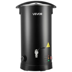 VEVOR Wax Melter for Candle Making, 15.9 Qts, Fast and Even Heating, with Easy Pour Spout and Temperature Control, Hourglass Base for Non-Stick Smooth Flow, Wax Melting Pot for Making Candles Soaps