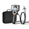 VEVOR 4-Way Articulating Endoscope with Light, True 1080P HD Industrial Borescope Inspection Camera with Articulated Probe, Flexible Snake Scope Cam for Wall Automotive Engine Inspect-4.9FT