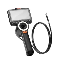 VEVOR 4-Way Articulating Endoscope with Light, True 1080P HD Industrial Borescope Inspection Camera with Articulated Probe, Flexible Snake Scope Cam for Wall Automotive Engine Inspect-4.9FT