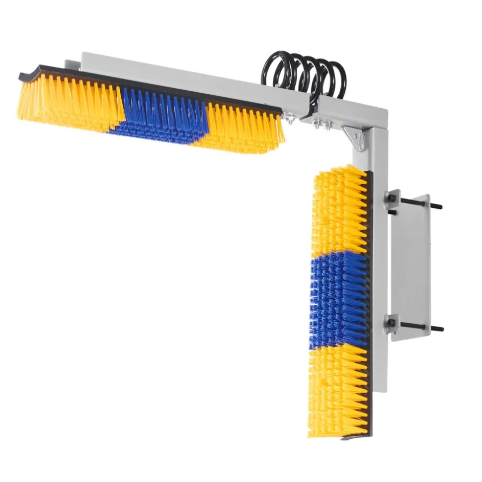 VEVOR 2 Way Livestock Scratching Brush, Dual Sided Goat Scratcher Brush with Mounting Bracket, 16.9" x 3.9" Cow Scratcher for Back Itch Relief, Massage Grooming Scratch Tool for Horse Cattle Sheep Pig