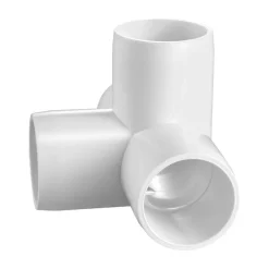 VEVOR 4-Way PVC Fittings, 1-inch PVC Pipe Joints Elbow Connector, 10-Pack Furniture Grade Pipe Corner Connectors for DIY Storage Rack, Animal Cage, Garden Support Frame, Impact & Weather-Resistant