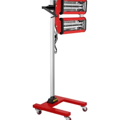 VEVOR 2000W Baking Infrared Paint Curing Lamp Short Wave Infrared Heater Car Bodywork Repair Paint Dryer/Stand