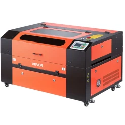 VEVOR 60W CO2 Laser Engraver, 24 x 16 in, CO2 Laser Engraver Cutter Machine with 4 Way Pass Air Assist, Engraving Cutting Machine, Compatible with LightBurn CorelDRAW RDWorks, for Wood Acrylic Glass