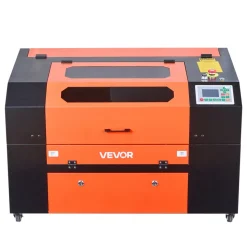 VEVOR 50W CO2 Laser Engraver, 20 x 12 in, CO2 Laser Engraver Cutter Machine with 4 Way Pass Air Assist, Engraving Cutting Machine, Compatible with LightBurn CorelDRAW RDWorks, for Wood Acrylic Glass